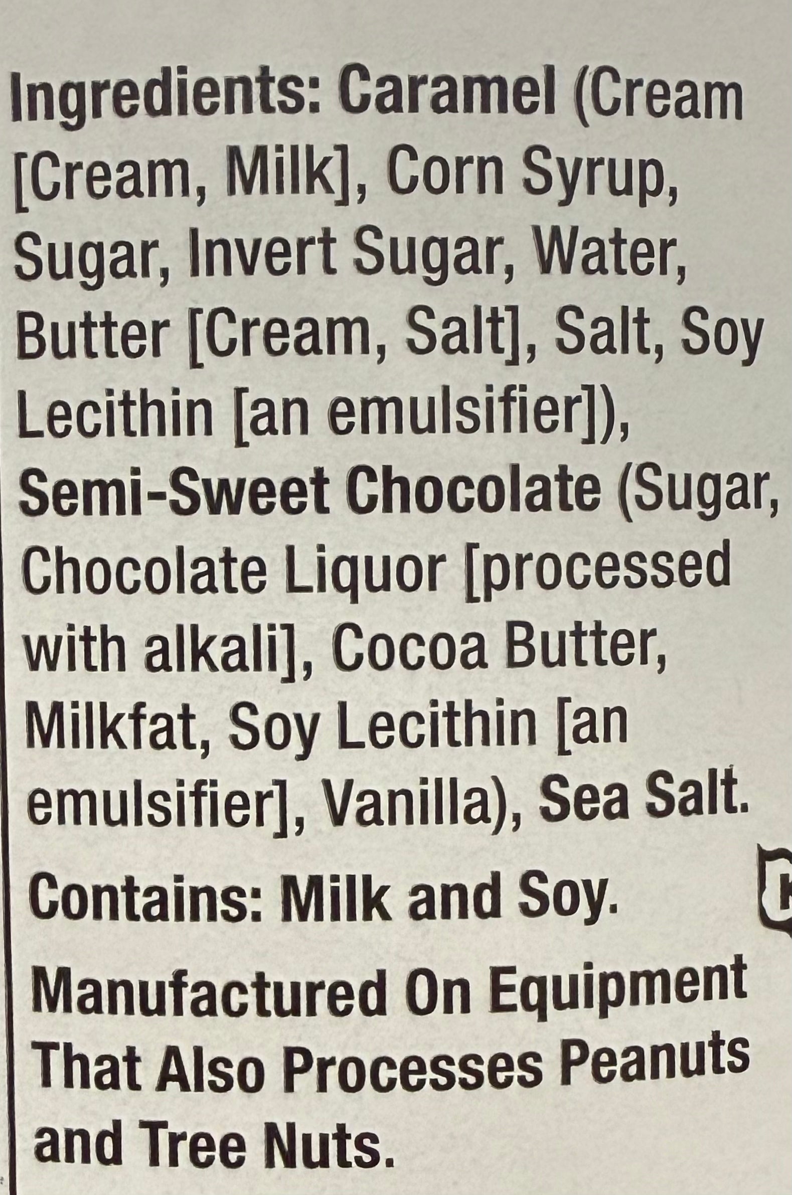 Sanders Sea Salt Caramels Dark Chocolate Small Batch Wonders 36 OZ / 2 lbs 4 OZ / 1.02 kg