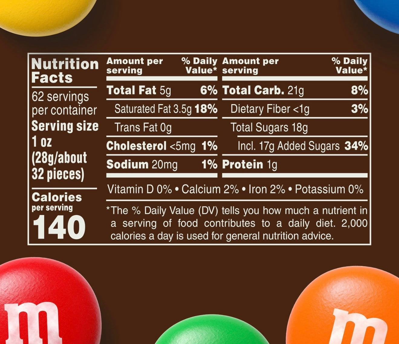 m&m MILK Chocolate Candies net wt 62 OZ / 3 Lb 14 OZ / 1757.7 g