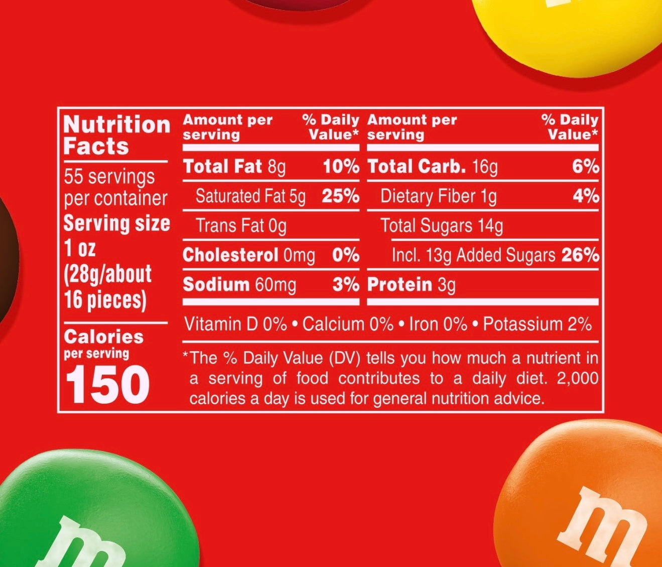 m&m PEANUT BUTTER Chocolate Candies net wt 55 OZ / 3 Lb 7 OZ / 1559.3 g