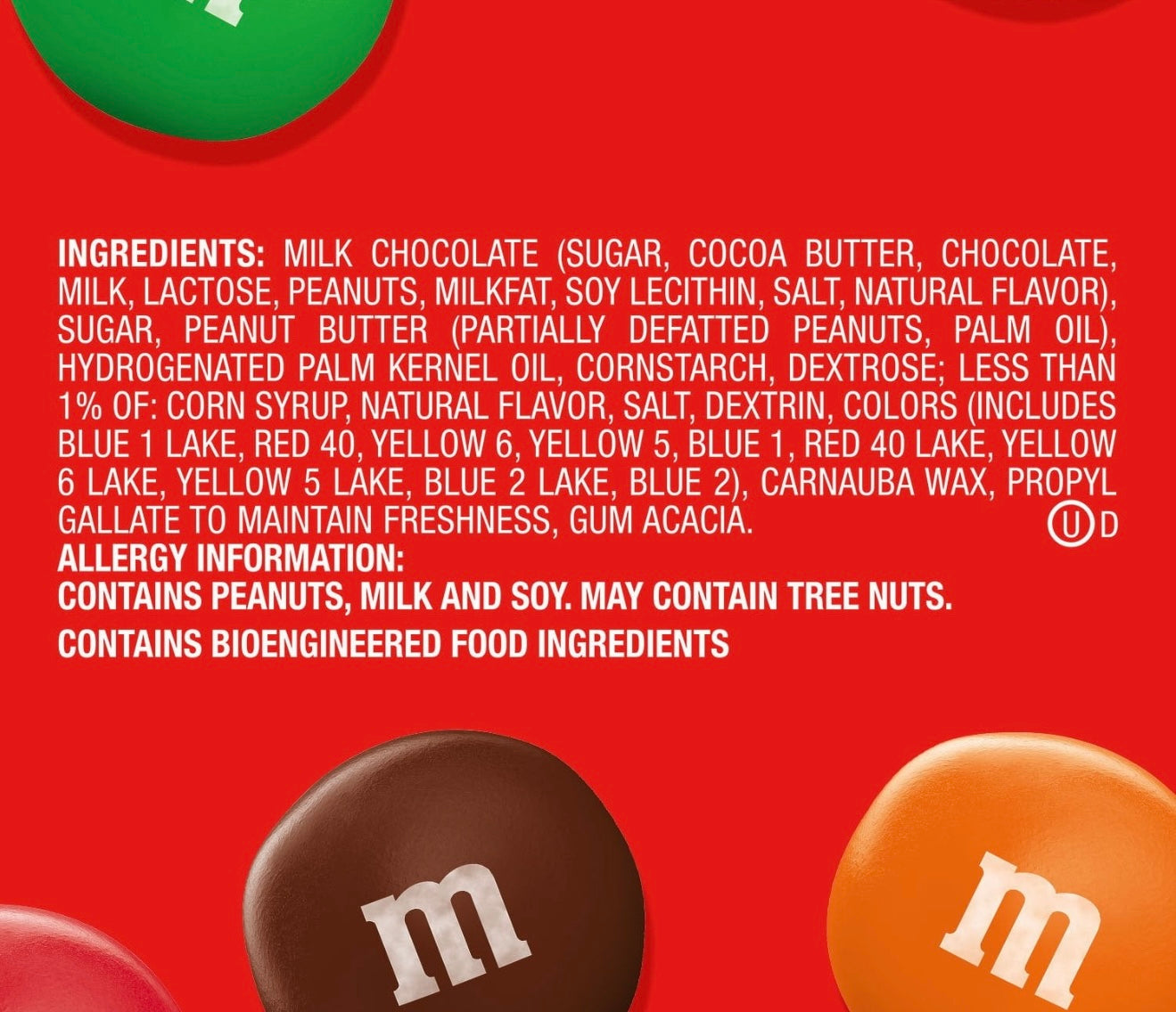 m&m PEANUT BUTTER Chocolate Candies net wt 55 OZ / 3 Lb 7 OZ / 1559.3 g