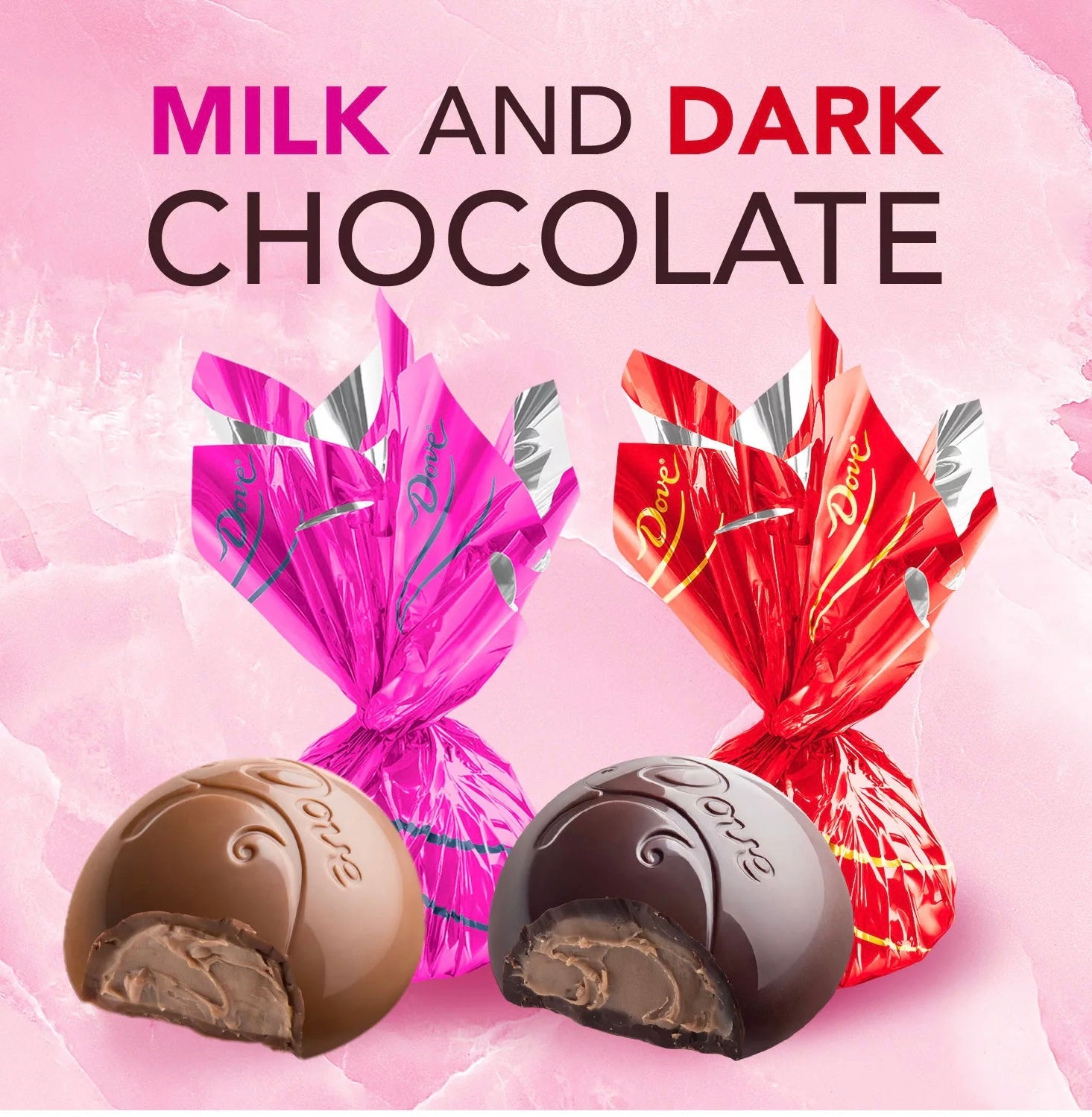 DOVE Truffles Assorted Milk And Dark Chocolate Truffles Love Special Gift Limited Edition 20.21oz / 573g