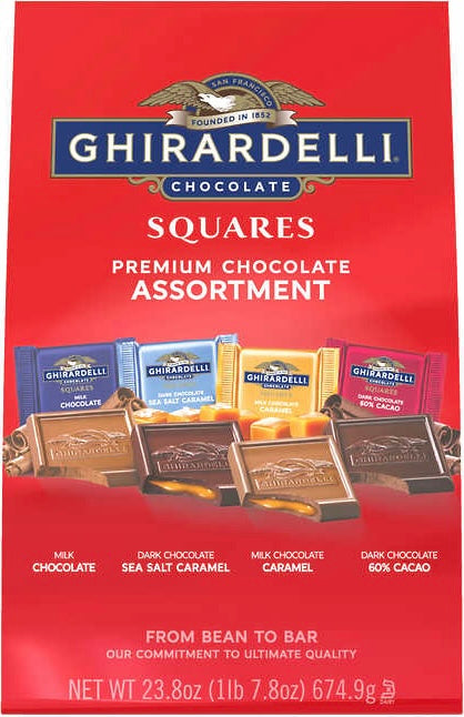 GHIRARDELLI Squares Premium Chocolate Assortment 23.8oz / 674.9g