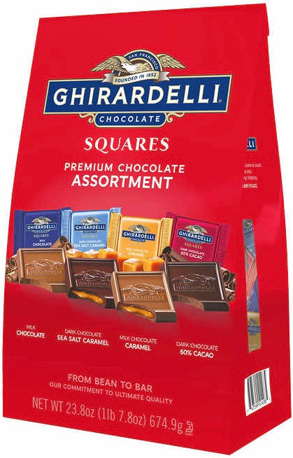 GHIRARDELLI Squares Premium Chocolate Assortment 23.8oz / 674.9g