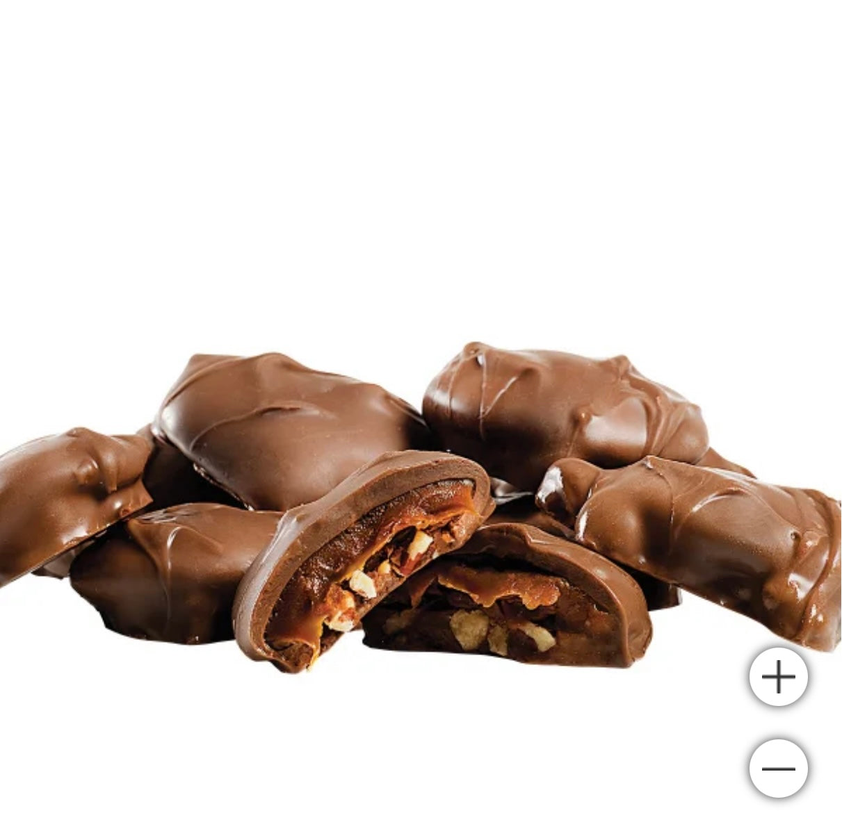 Sanders Pecan Caramel Milk Chocolate Clusters Small Batch Wonders 32 OZ / 907g